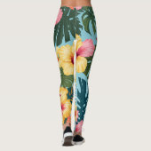 Leggings Motifs tropicaux (Dos)