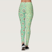 Leggings Motifs Turquoise Starburst (Dos)