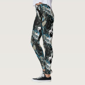 Leggings Motifs Turquoises Aussie (Gauche)