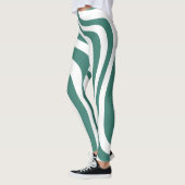 Leggings motifs verts et blancs (Gauche)