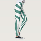 Leggings motifs verts et blancs (Droite)