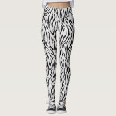 Leggings Motifs Wild White Tiger (Devant)
