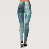 Leggings Motivation de la pêche| Poisson du Marlin | Il sem (Dos)