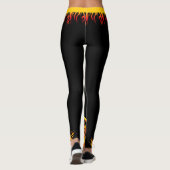 Leggings Motivation fitness NOIR (Dos)