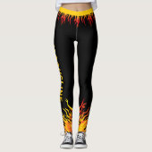 Leggings Motivation fitness NOIR (Devant)