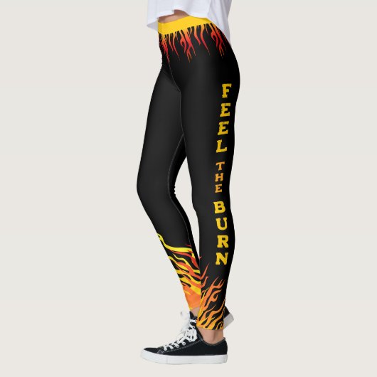 Leggings Motivation fitness NOIR (Gauche)
