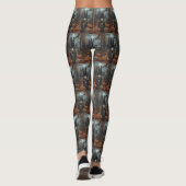 Leggings Moto berger belge Halloween effroi (Dos)