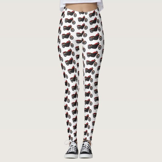 Leggings moto de style croiseur cool (Devant)