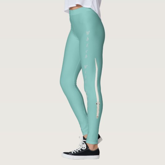 Leggings Mots de légende : Qui vous choisira? (Gauche)