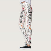 Leggings Mots fitness (Gauche)
