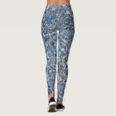 Leggings Moudlark brisé de lustre bleu à la jambe (Dos)