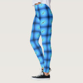 Leggings mouettes mousseuses bleu (Gauche)