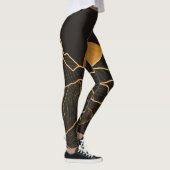 Leggings Mountain Luxury : Golden Line Elegance (Droite)