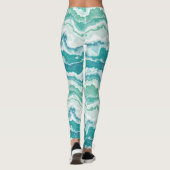 Leggings mousse de mer marbrée : (Dos)