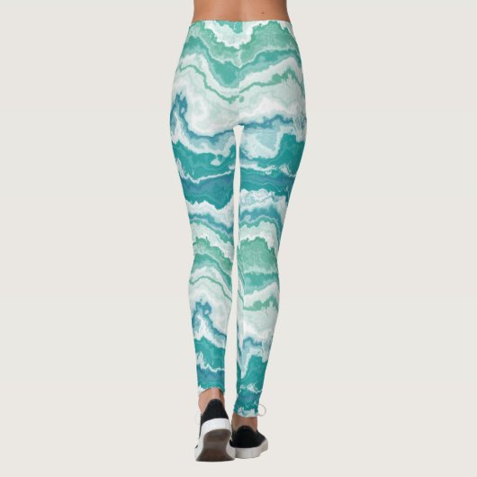 Leggings mousse de mer marbrée : (Dos)