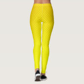 Leggings Moutarde demi-teinte et jaune (Dos)