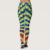 Leggings Mouvement vibrant radiant pointillé, (Dos)