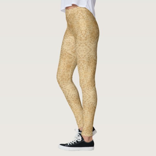 Leggings Mue d'or de peau de serpent (Gauche)