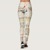 Leggings Mughal Floral Paisley : Ethnic Digital Elegance. (Dos)