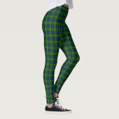 Leggings Muir Moore écossais vert bleu plaid (Droite)