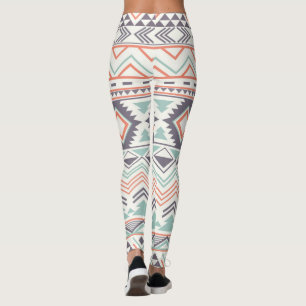 Leggings Multi Aztec Pastel Femmes
