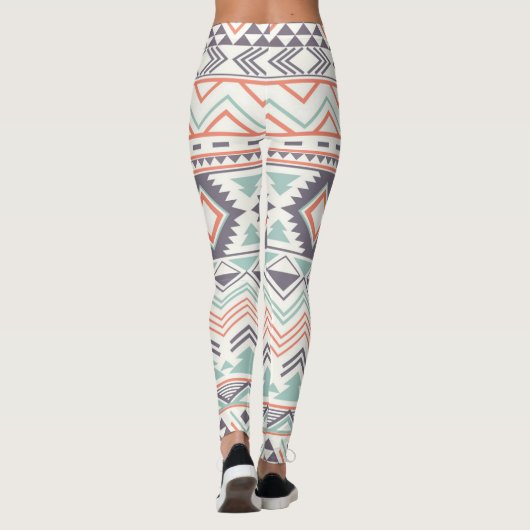 Leggings Multi Aztec Pastel Femmes (Dos)