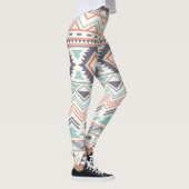 Leggings Multi Aztec Pastel Femmes (Droite)