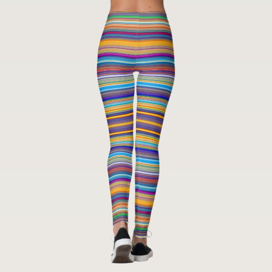 Leggings Multi-Rayé (Dos)