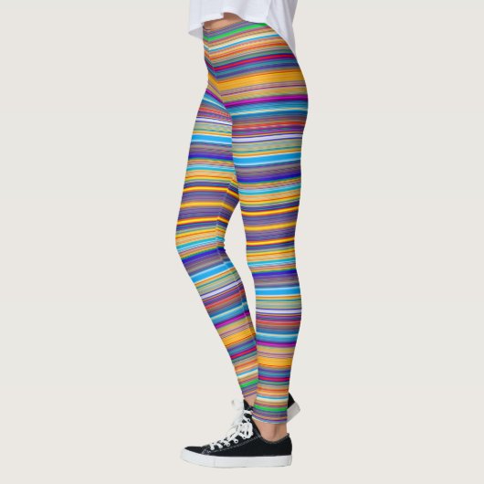 Leggings Multi-Rayé (Gauche)