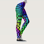 Leggings Multi-vérificateurs tordus par Kenneth Yoncich (Droite)