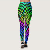 Leggings Multi-vérificateurs tordus par Kenneth Yoncich (Dos)