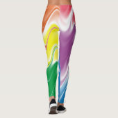 Leggings Multicolor Abstrait (Dos)