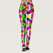 Leggings Multicolor dynamique abstrait "Ratti_Creative_Arts (Dos)