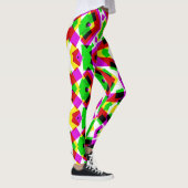 Leggings Multicolor dynamique abstrait "Ratti_Creative_Arts (Droite)