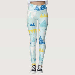 Leggings Multicolor Party : Amusant Motif sans couture.