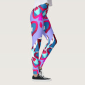 Leggings Multicolor seamless pattern "Ratti_Creative_Arts" (Droite)