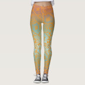 Leggings Multicolor unique médiéval (Devant)