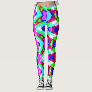Leggings Multicolor vibran abstrait "Ratti_Creative_Arts"
