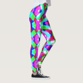 Leggings Multicolor vibran abstrait "Ratti_Creative_Arts" (Droite)