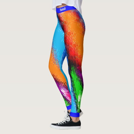 Leggings Multicolore Abstrait (Gauche)