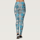 Leggings Multicolore, rustique, patchwork, patchwork, patch (Dos)