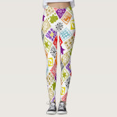 Leggings Multicolored christmas (Devant)