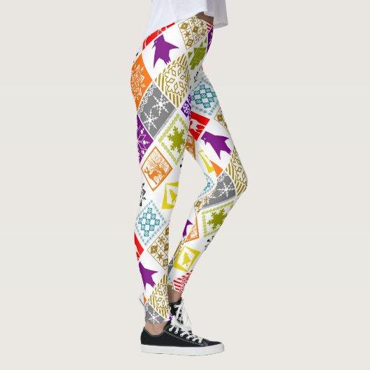 Leggings Multicolored christmas (Droite)