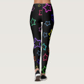 Leggings Multicolored Starry Night (Dos)