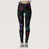 Leggings Multicolored Starry Night (Devant)
