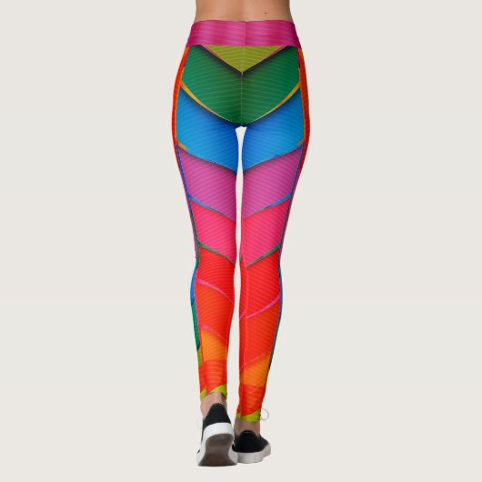 Leggings multicolores à la mode (Dos)