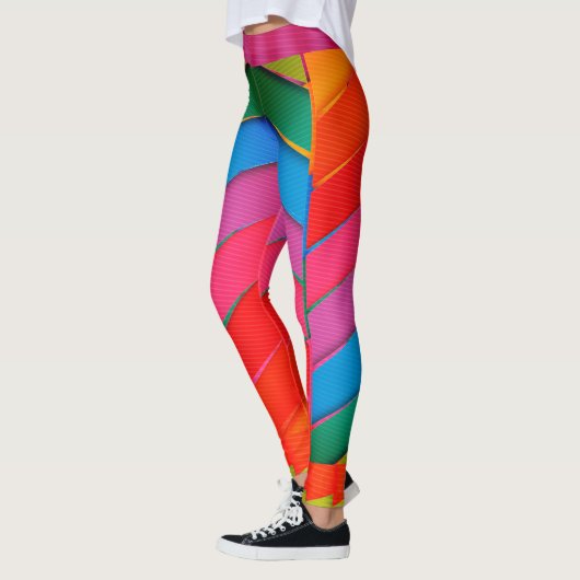 Leggings multicolores à la mode (Gauche)
