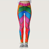 Leggings multicolores à la mode (Devant)