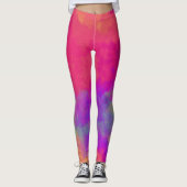 Leggings multicolores Abstraits (Devant)