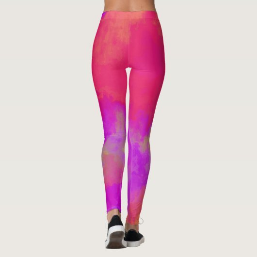 Leggings multicolores Abstraits (Dos)